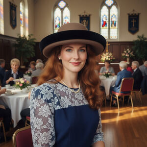 Vtg NEW Street Smart x Betmar Taupe Roll Brim Dress Hat Church Derby Velvet Trim